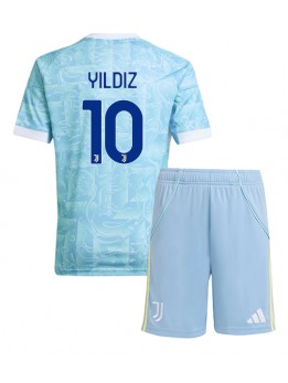 Juventus Kenan Yildiz #10 Dječji Gostujuci Dres kompleti 2025-26 Kratak Rukavima (+ kratke hlače)